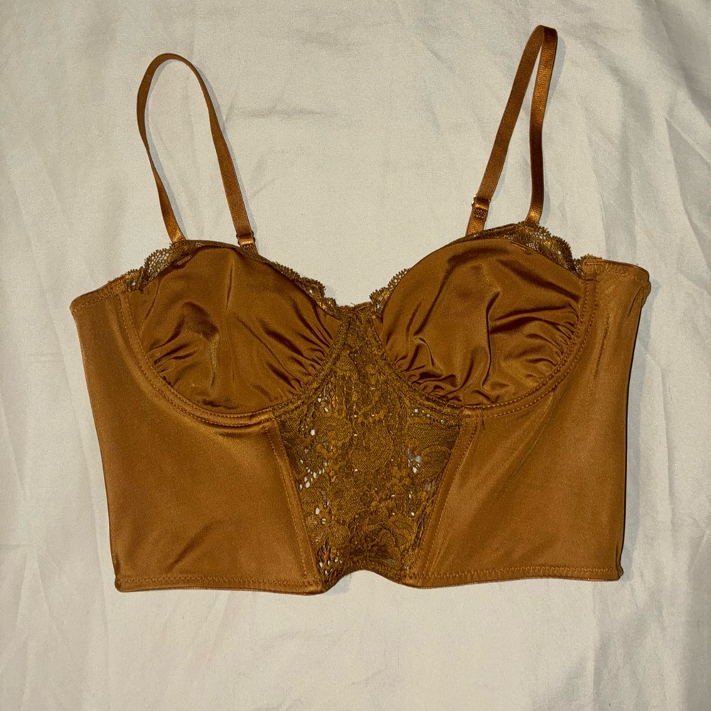 Lace Corset Crop Top